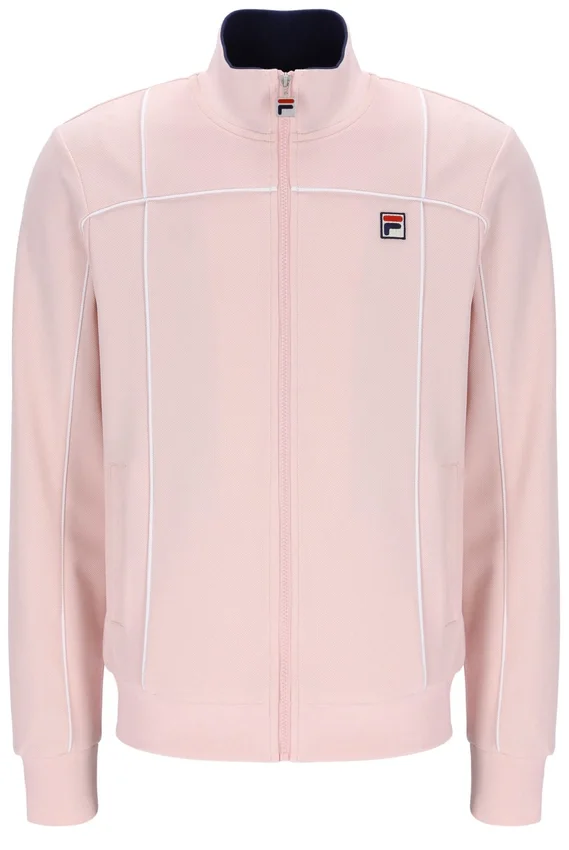 Sudadera con ribetes contrastantes Armando en rosa pálido