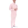 Sudadera con ribetes contrastantes Armando en rosa pálido