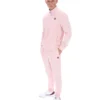 Sudadera con ribetes contrastantes Armando en rosa pálido