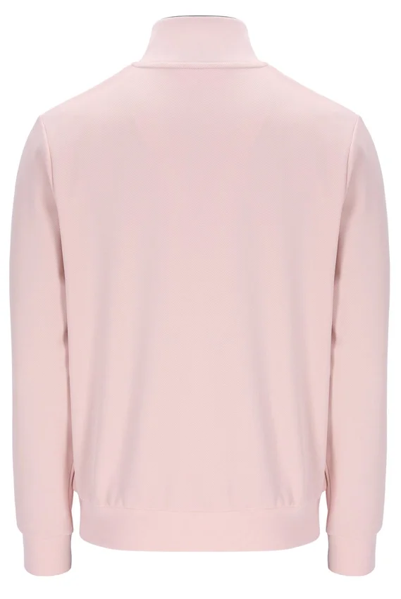 Sudadera con ribetes contrastantes Armando en rosa pálido