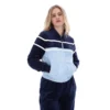 Sudadera corta con cremallera Giovana de Fila en azul marino