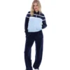 Sudadera corta con cremallera Giovana de Fila en azul marino