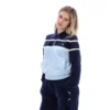 Sudadera corta con cremallera Giovana de Fila en azul marino