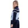 Sudadera corta con cremallera Giovana de Fila en azul marino