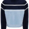 Sudadera corta con cremallera Giovana de Fila en azul marino
