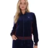 Sudadera de béisbol con cremallera Fila Jenesis en azul marino