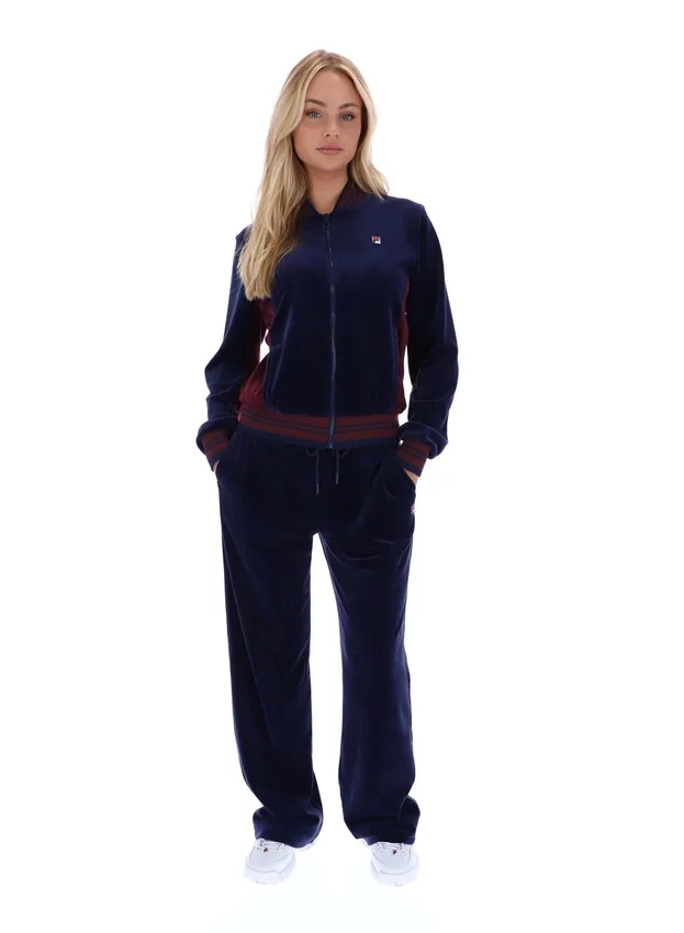 Sudadera de béisbol con cremallera Fila Jenesis en azul marino