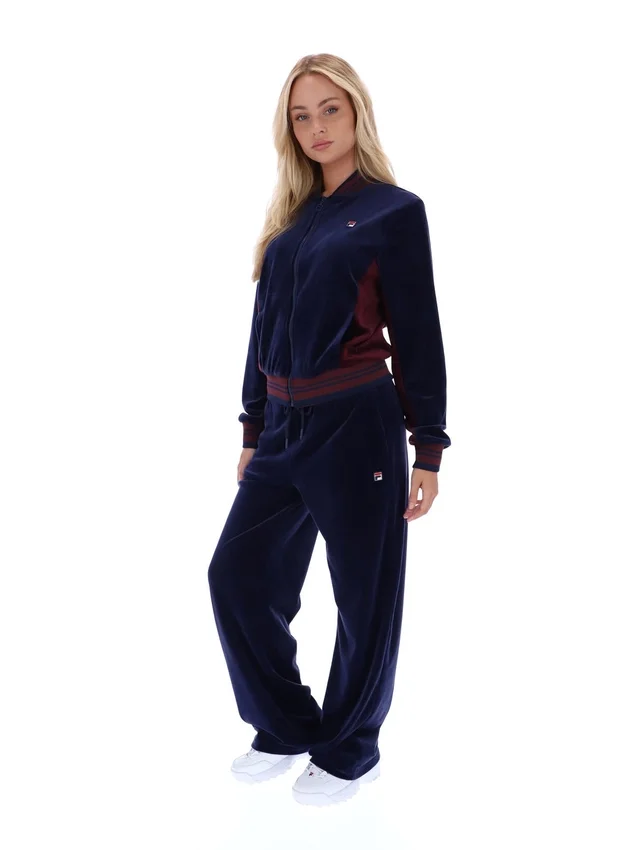 Sudadera de béisbol con cremallera Fila Jenesis en azul marino
