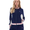 Sudadera de béisbol icónica Silvana de Fila en azul marino