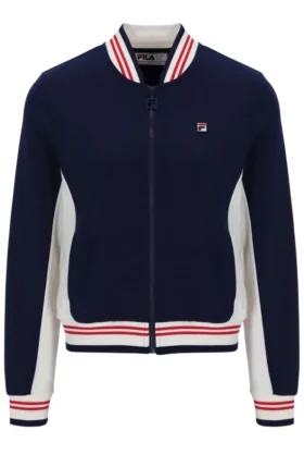 Sudadera de béisbol icónica Silvana de Fila en azul marino
