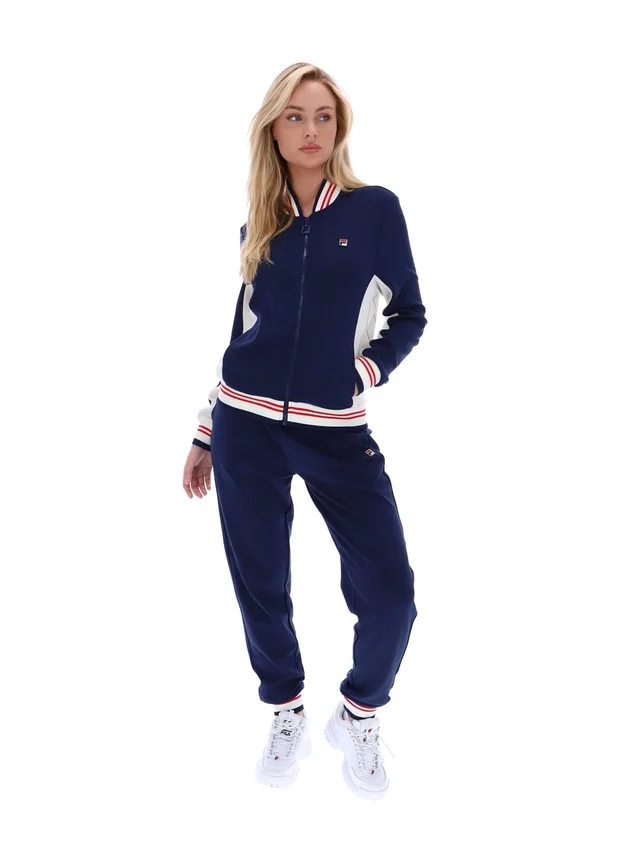 Sudadera de béisbol icónica Silvana de Fila en azul marino