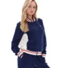 Sudadera de béisbol icónica Silvana de Fila en azul marino
