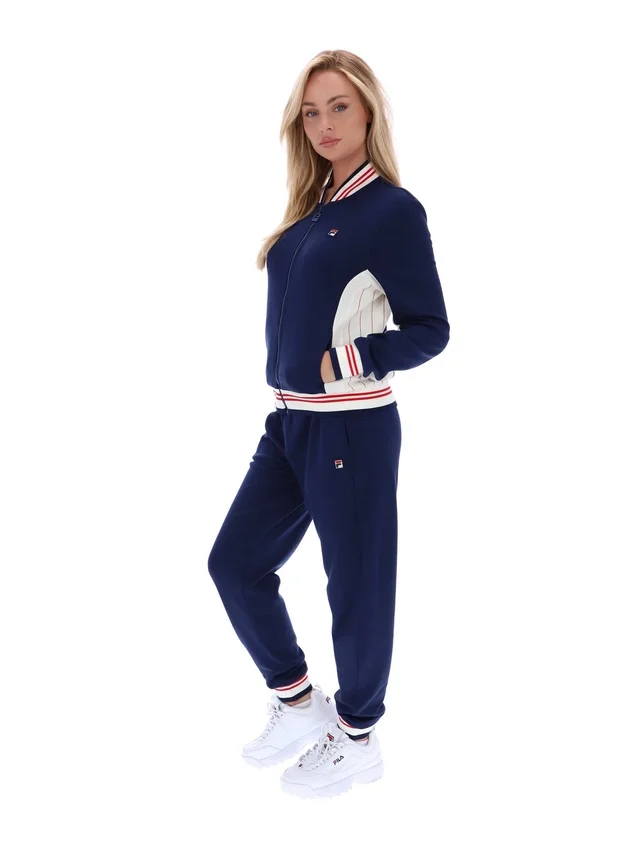 Sudadera de béisbol icónica Silvana de Fila en azul marino
