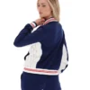 Sudadera de béisbol icónica Silvana de Fila en azul marino
