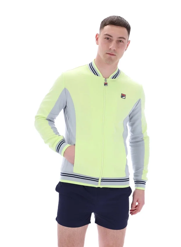 Sudadera de béisbol Settanta en color Shadow Lime