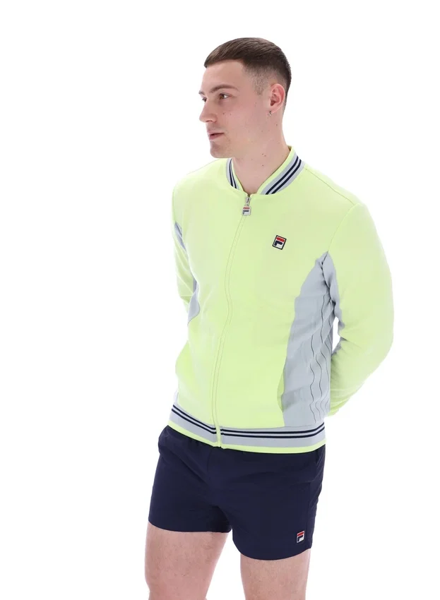 Sudadera de béisbol Settanta en color Shadow Lime