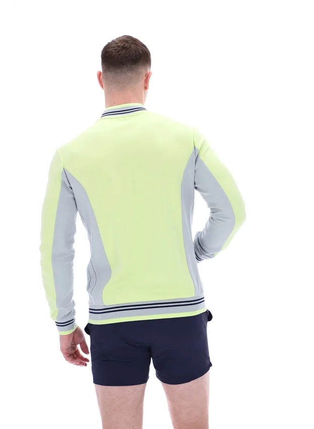 Sudadera de béisbol Settanta en color Shadow Lime