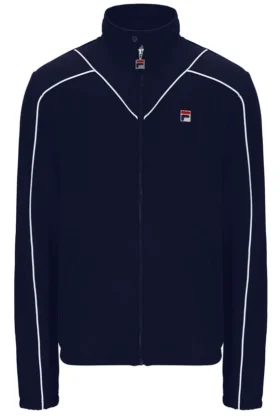 Sudadera de chándal con ribetes Fila Noble Archive en azul marino