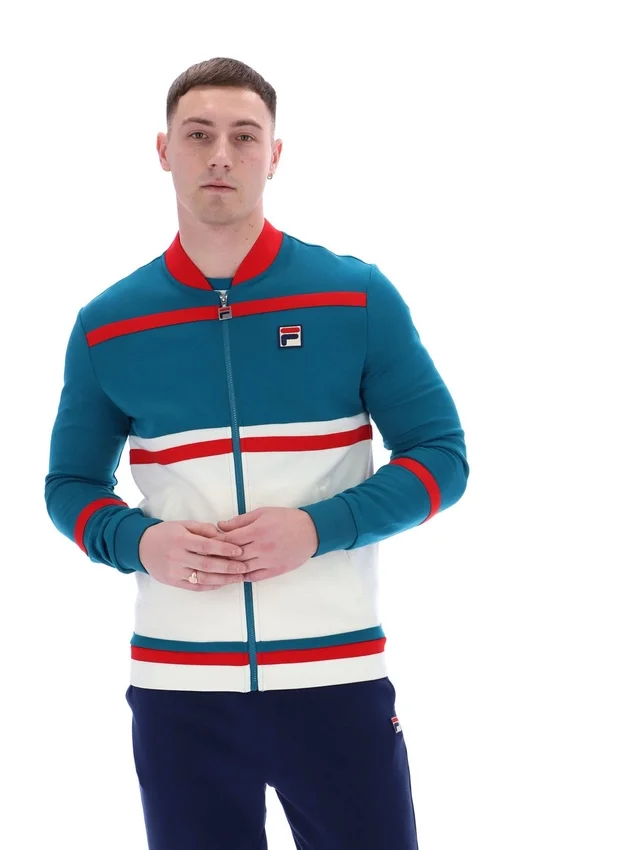 Sudadera de chándal «Stefan Archive Cut and Sew» en color Deep Lagoon
