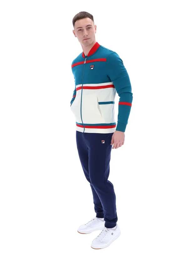 Sudadera de chándal «Stefan Archive Cut and Sew» en color Deep Lagoon