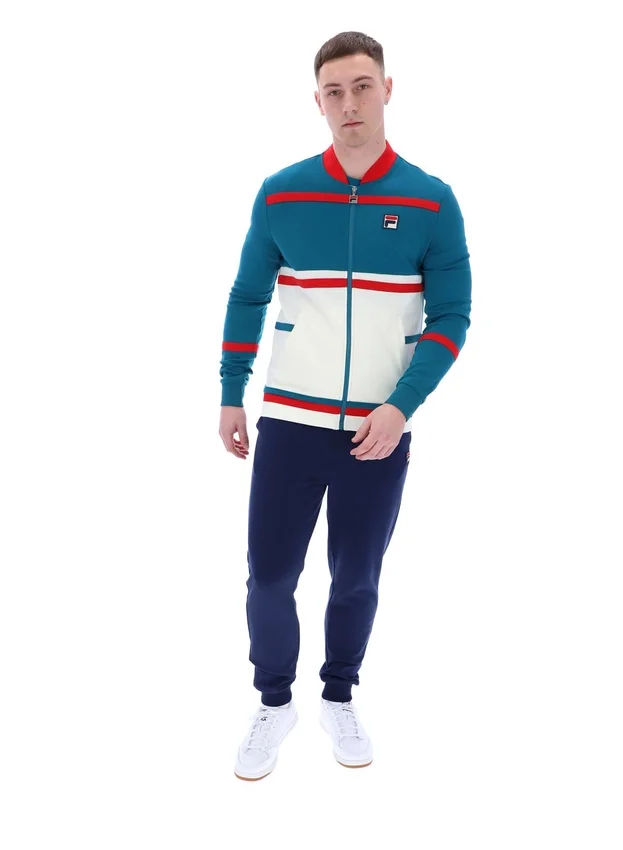 Sudadera de chándal «Stefan Archive Cut and Sew» en color Deep Lagoon