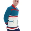 Sudadera de chándal «Stefan Archive Cut and Sew» en color Deep Lagoon