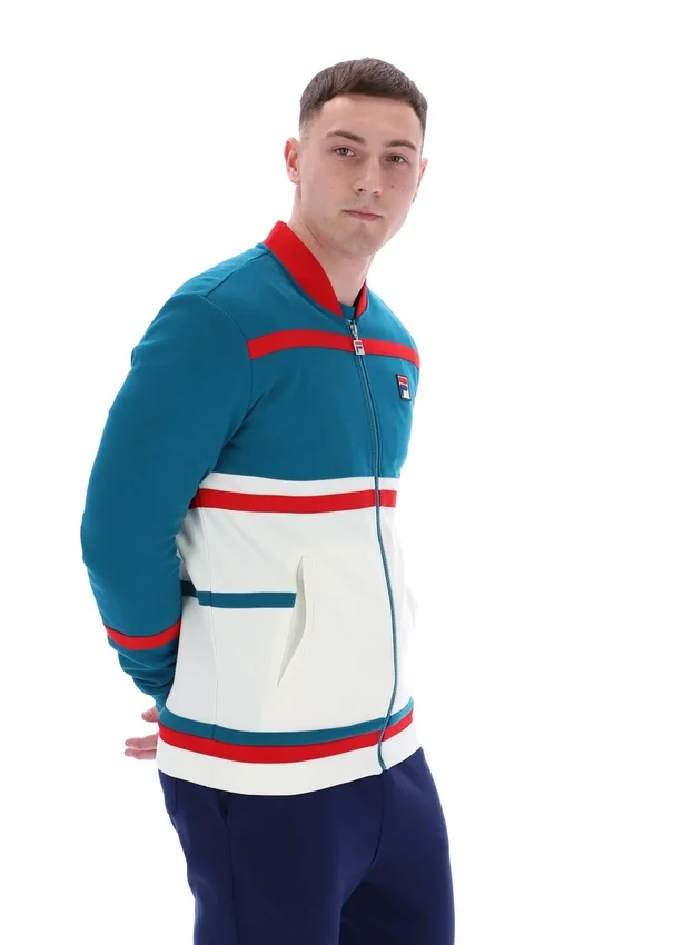 Sudadera de chándal «Stefan Archive Cut and Sew» en color Deep Lagoon