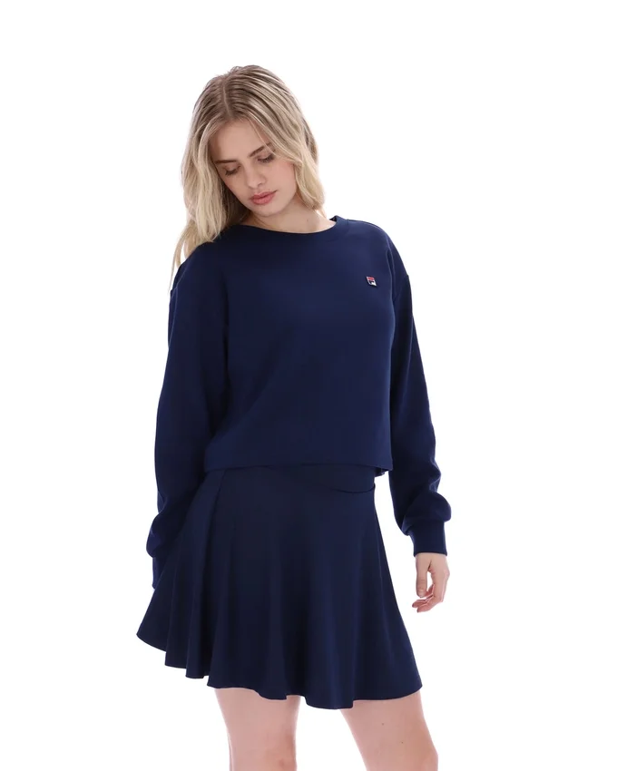 Sudadera de cuello redondo ancha Sestri de Fila en azul marino