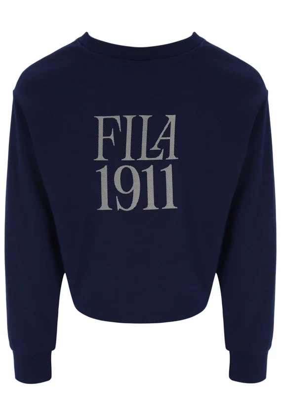 Sudadera de cuello redondo ancha Sestri de Fila en azul marino