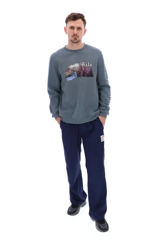 Sudadera de cuello redondo con estampado gráfico «Len» de Stormy Weather