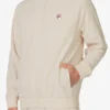 Sudadera de tenis tejida para cancha, color beige