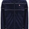 Sudadera de velour Vittorio de Fila en azul marino