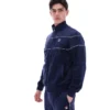 Sudadera de velour Vittorio de Fila en azul marino