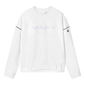 Sudadera deportiva con letras de atletismo «Blanca»
