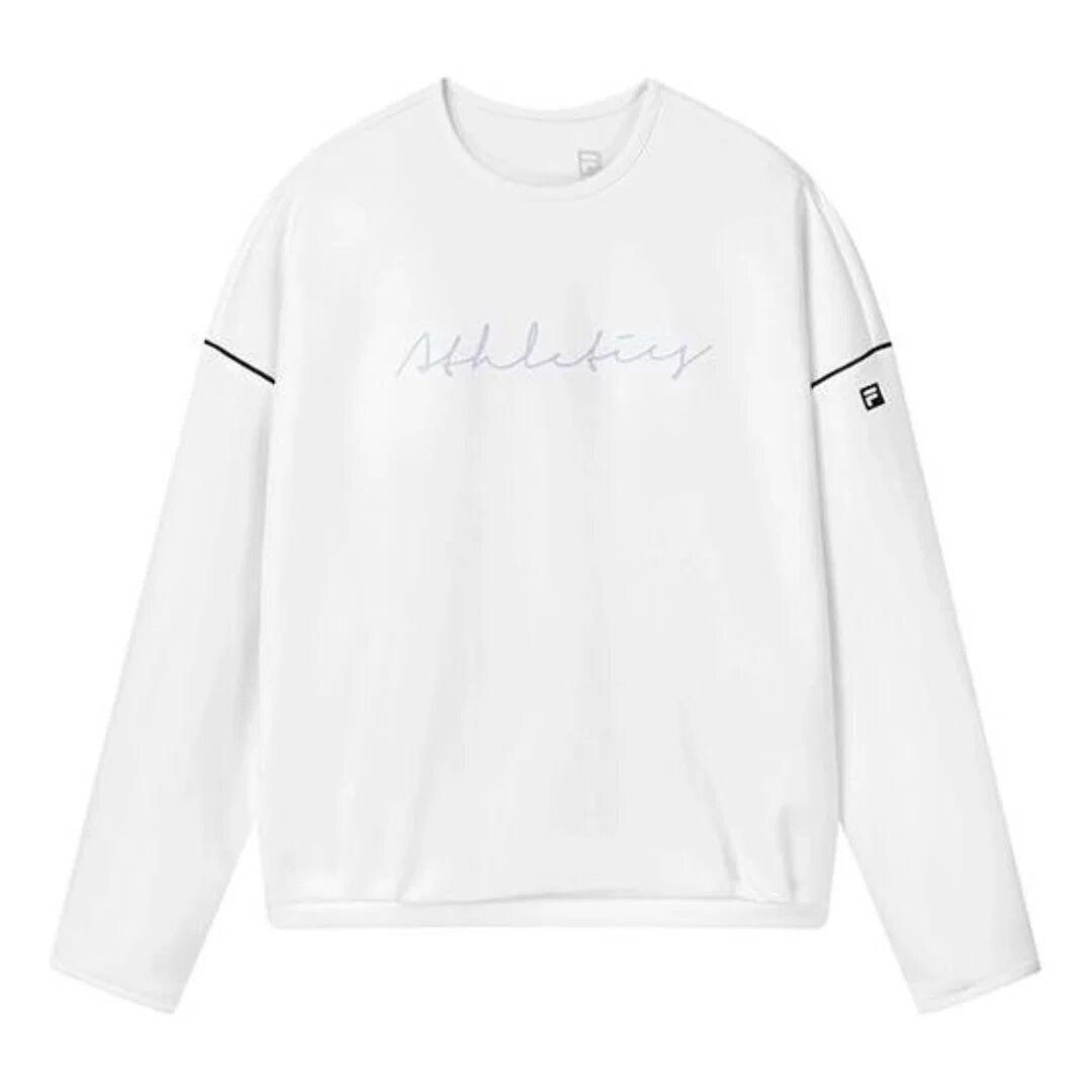 Sudadera deportiva con letras de atletismo «Blanca»