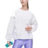 Sudadera deportiva con letras de atletismo «Blanca»