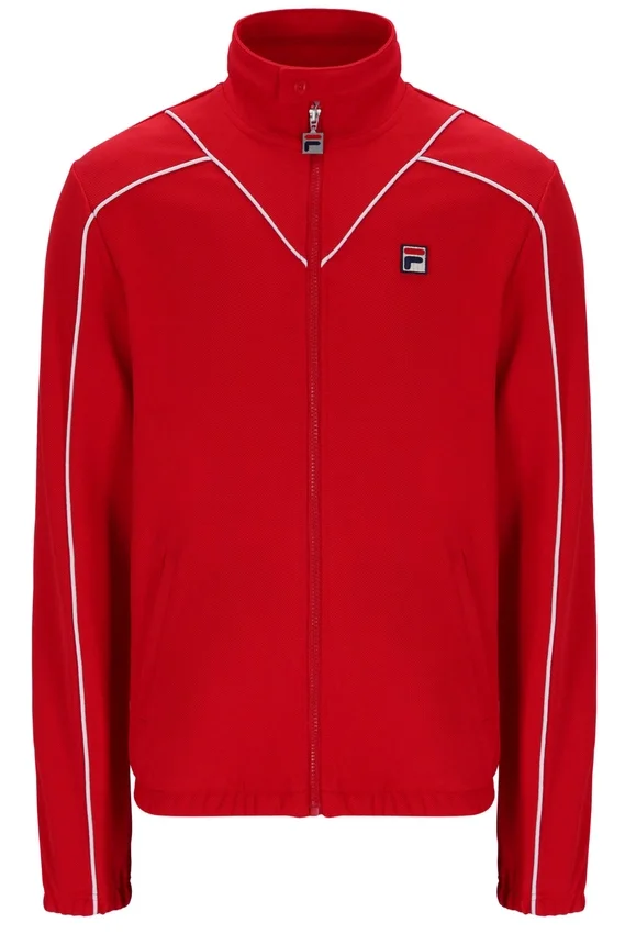 Sudadera deportiva con ribetes Noble Archive de Fila en rojo