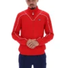 Sudadera deportiva con ribetes Noble Archive de Fila en rojo