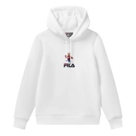 Sudadera deportiva de manga larga con capucha, color blanco