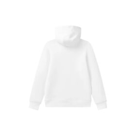Sudadera deportiva de manga larga con capucha, color blanco