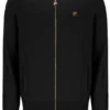 Sudadera deportiva Ferguson de punto abierto con paneles de punto calado en negro