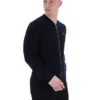 Sudadera deportiva Ferguson de punto abierto con paneles de punto calado en negro