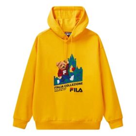 Sudadera deportiva Fila para hombre, color amarillo