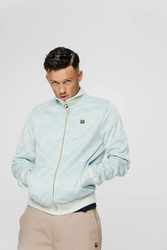 Sudadera deportiva Hank Jacquard Geo de Summer Song, chaqueta de chándal