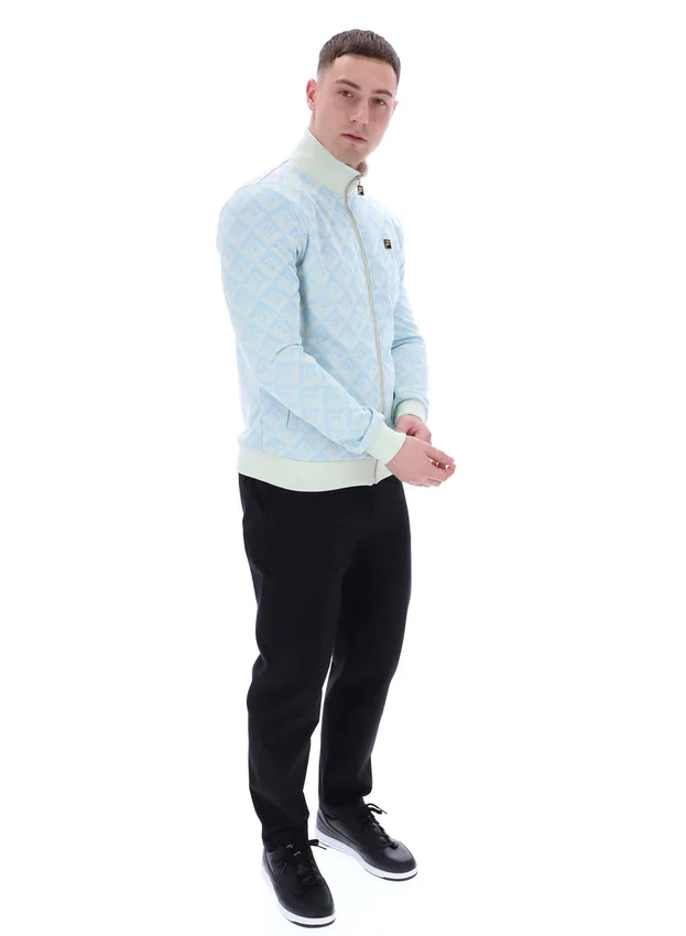 Sudadera deportiva Hank Jacquard Geo de Summer Song, chaqueta de chándal