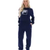 Sudadera Fila Jorie Wide de cuello redondo en azul marino
