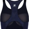 Sujetador deportivo de tenis para mujer en azul marino oscuro