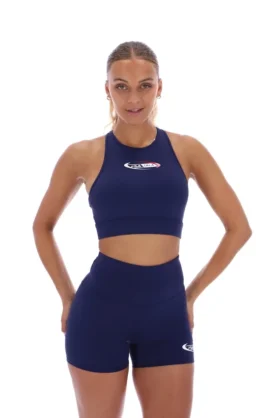 Sujetador deportivo Fila x TALA SKINLUXE en azul marino