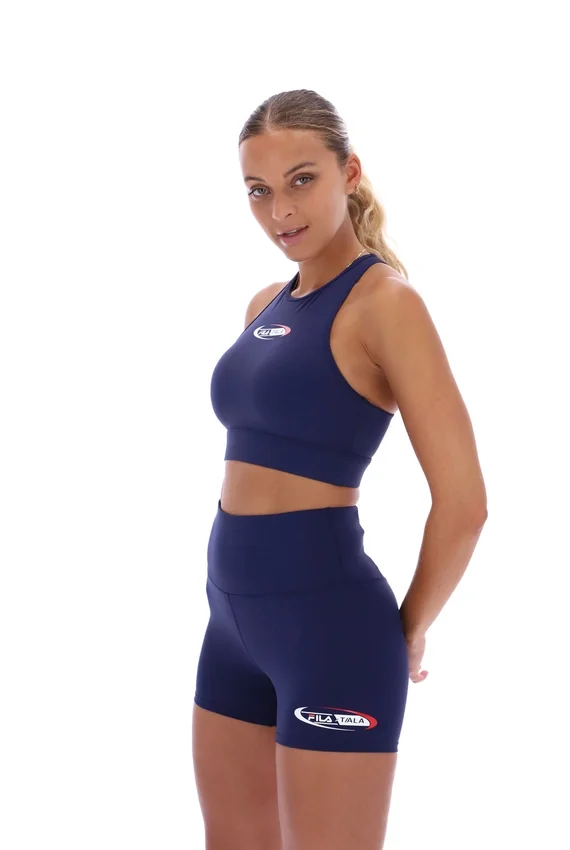 Sujetador deportivo Fila x TALA SKINLUXE en azul marino