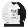 Suéter con estampado de letras Fila x Mihara Yasuhiro «Blanco Negro»
